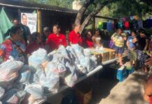 «De La Mano con Río Bravo» lleva comestibles a la colonia Ampliación Benito Juárez