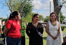 Diputada Casandra de los Santos Convive con la Comunidad de Estación Ramírez