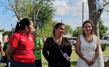 Diputada Casandra de los Santos Convive con la Comunidad de Estación Ramírez