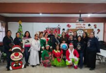 La Diputada Federal Casandra de los Santos comparte convivencia navideña con niñas y niños del CAM Río Bravo